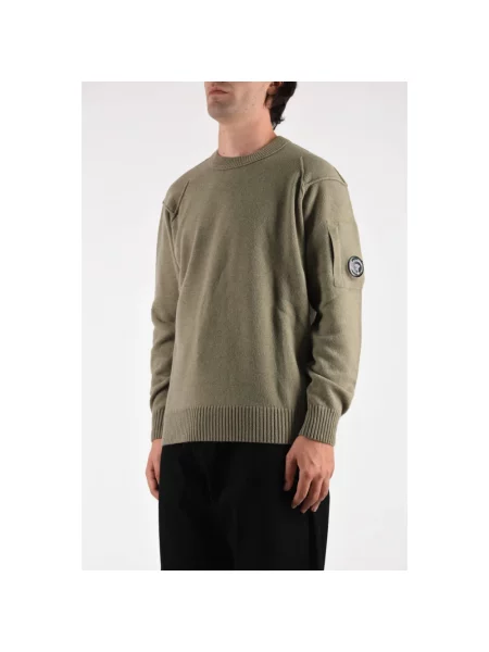 Sweter C.p. Company wełniany zielony