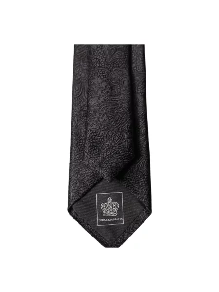 Krawat Dolce And Gabbana czarny