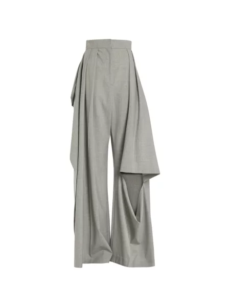Pantaloni A.w.a.k.e. Mode drapate gri