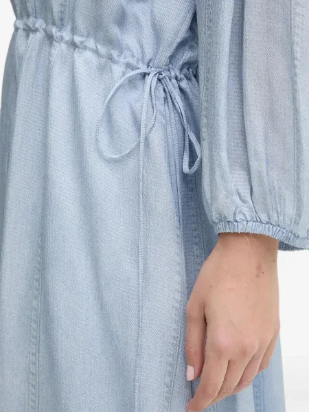 Rochie maxi Bruuns Bazaar până la genunchi de costum albastru