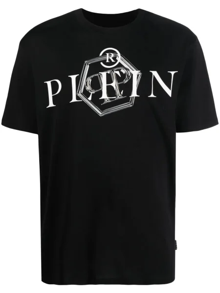 Tricou Philipp Plein cu imagine negru