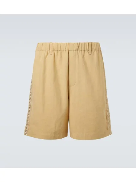 Pantaloni scurți Commas cu broderie bej