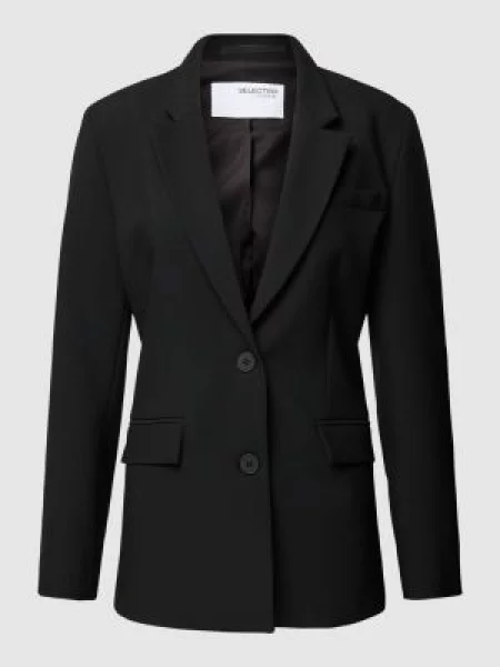 Żakiet z z patką model ‘RITA’ Selected Femme czarna
