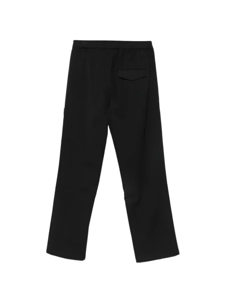 Pantaloni cargo Flâneur cu autograf negru