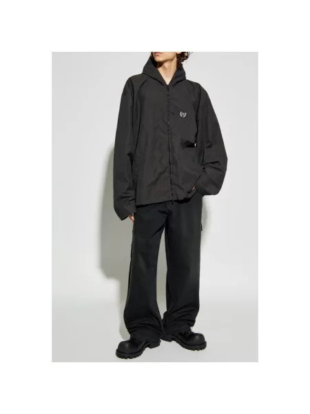 Jeansy Vetements z logo czarne