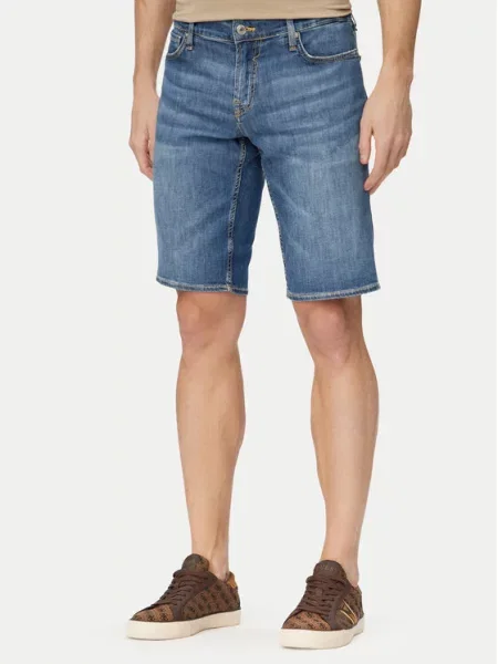 Guess Pantaloni scurți de blugi albastru