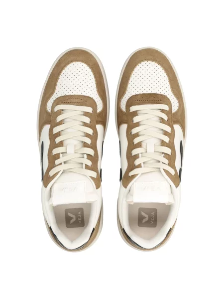 Sneakersy Veja V-10 skórzane brązowe