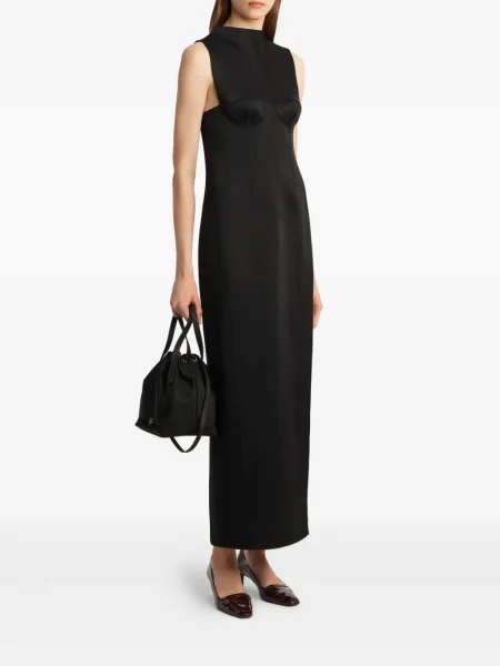Rochie maxi Khaite de costum negru