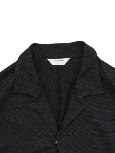 Cardigan Still By Hand cu rever gri