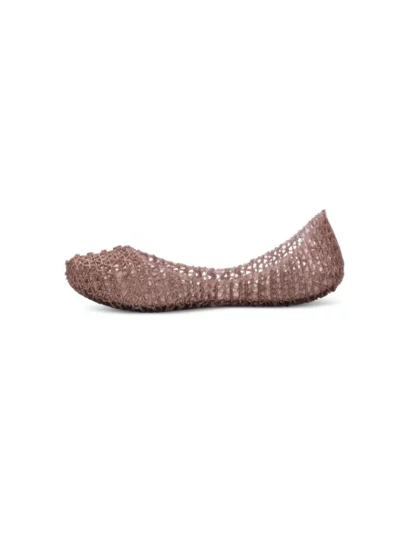 Balerinki dziecięce Mini Melissa brązowe