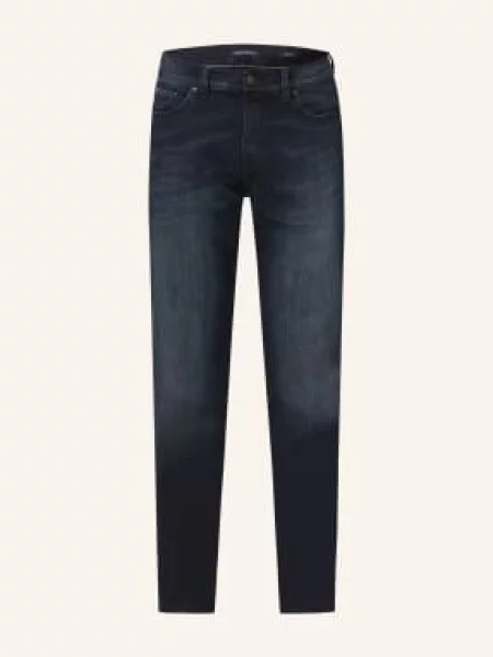 Strokesman's Jeansy Slim Fit blau czarne