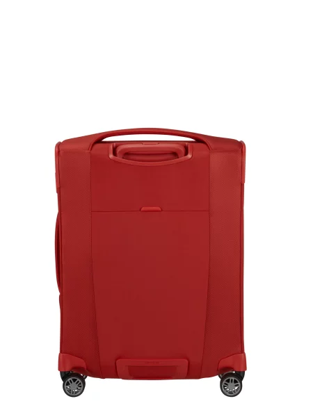 Переработанный чемодан Samsonite красный