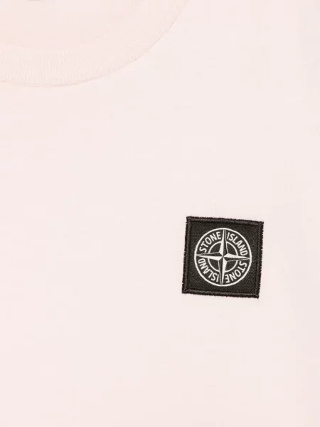 Koszulka dziecięca Stone Island różowa