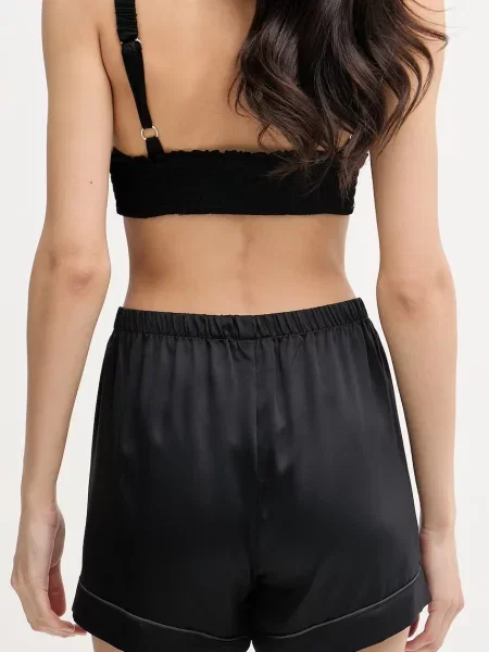 Calvin Klein Underwear Късо дамско долнище на пижама черно
