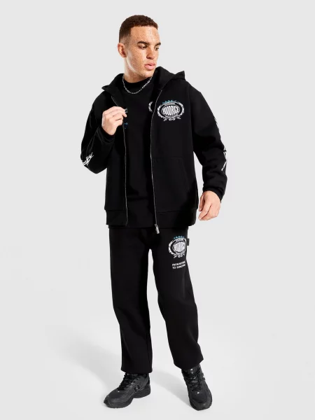 Hoodrich Bluza Z Kapturem Oversize Noir czarna