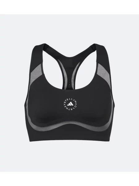 Sutien sport Adidas By Stella Mccartney negru