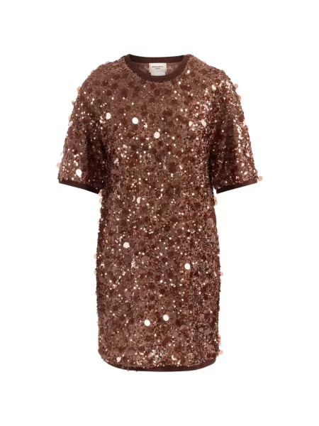Scurt rochie Weekend Max Mara din jerseu maro