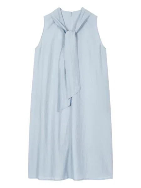 Rochie mini Studio Tomboy fără mâneci de costum albastru