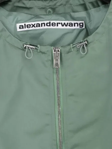 Geacă bomber Alexander Wang cu cordon verde