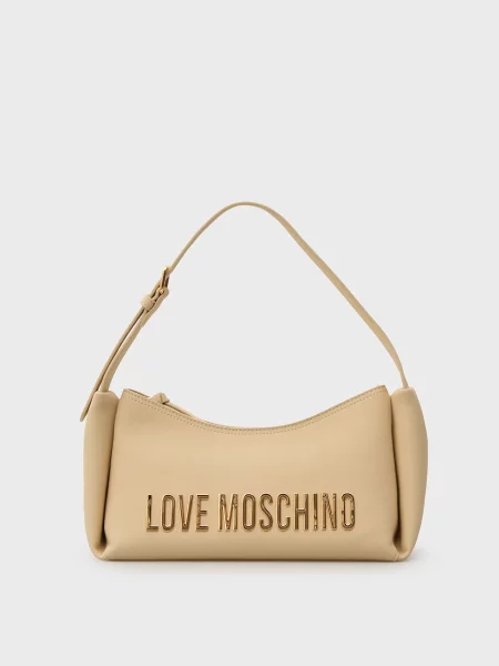Сумка Moschino бежевая
