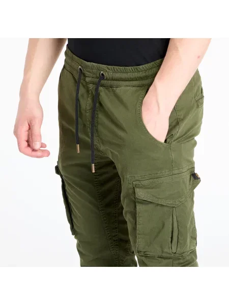 Панталони Alpha Industries Cotton Twill Jogger Dark Olive L маслина
