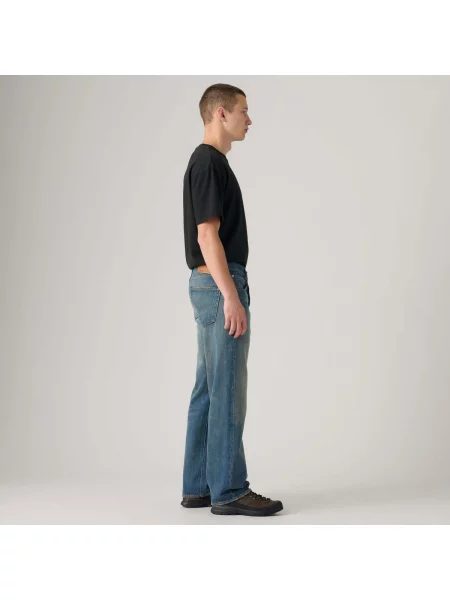 Široké džínsy Levi's 501 modrá