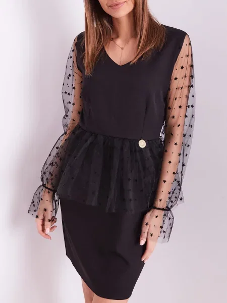 Rochie Fashionhunters de costum negru