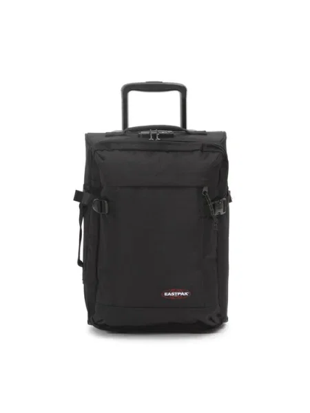 EASTPAK Kufor na kolieskach červená biela čierna