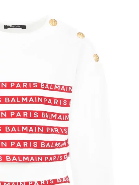 Spódnica mini dziecięca Balmain biała
