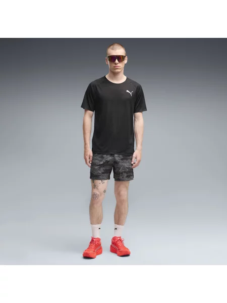 PUMA MÄ™skie szorty do biegania Brightstride Dreamrun Printed 5" OdzieÅ¼ S czarny