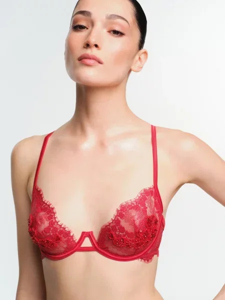 Penti Nedrček BHs & Bralettes češnjevo rdeča
