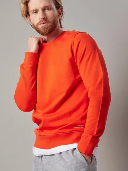 OWN Off With Nature Sweater majica Felpa Girocollo ciglasto crvena