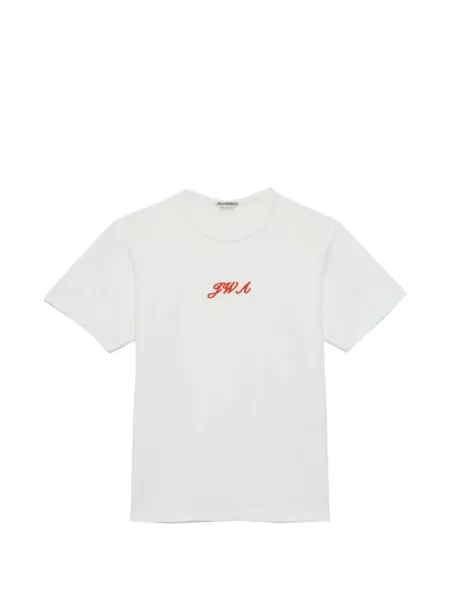 Tricou Jw Anderson cu broderie alb