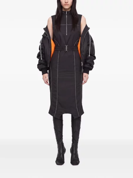 Rochie midi Srvc Studio fără mâneci negru