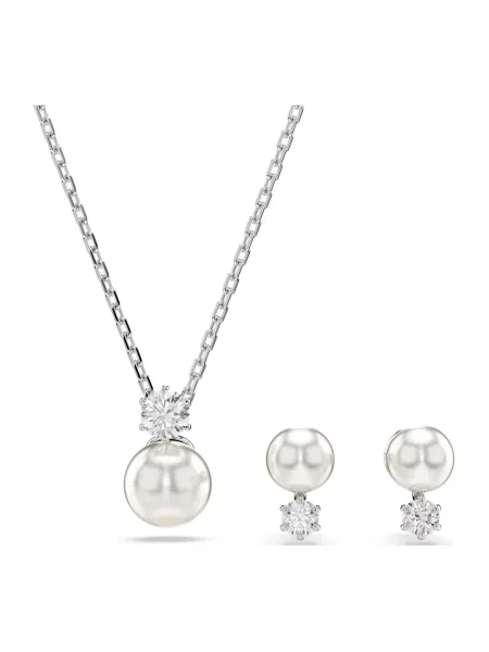Naszyjnik Swarovski biały