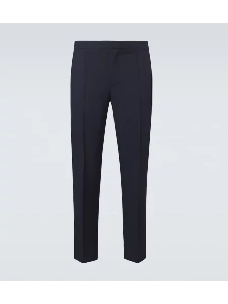 Pantaloni Zegna de lână albastru