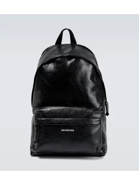 Rucsac Balenciaga din piele negru