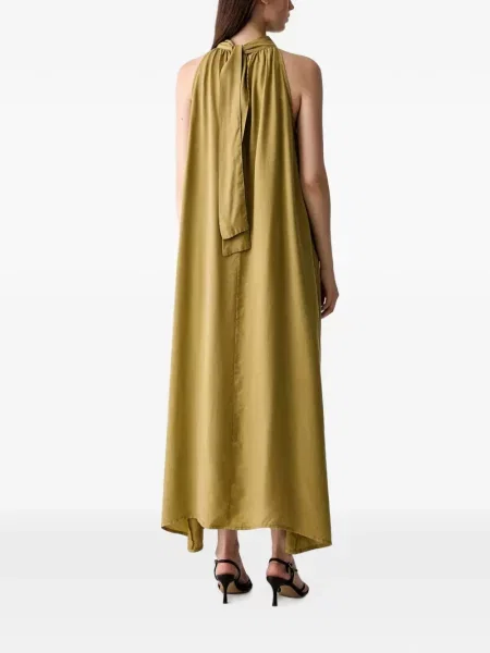 Rochie maxi Vicolo cu gât halter verde