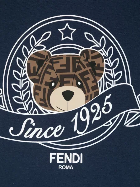 Dětské tričko Fendi modré