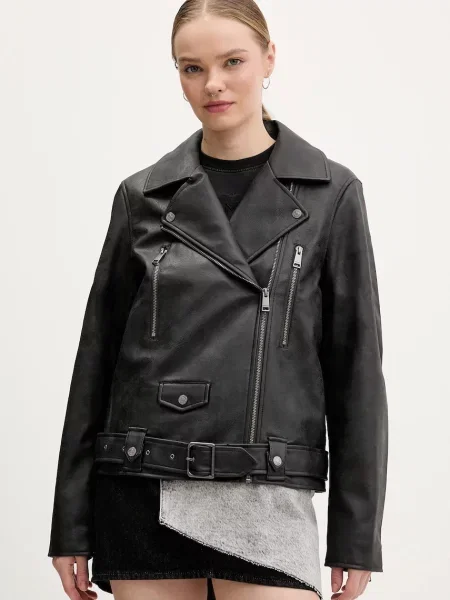 Tommy Jeans Geacă de primăvară-toamnă negru