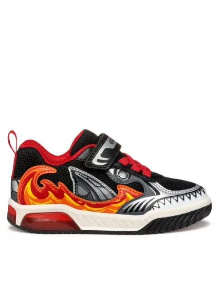 Geox Superge J Inek M Črna rdeča