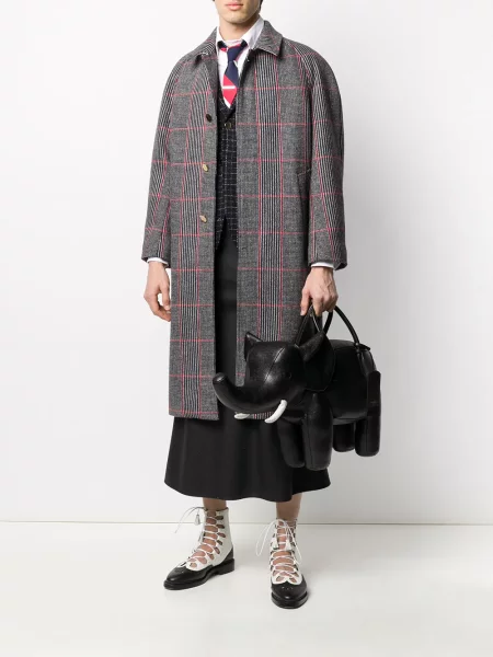 Torebka Thom Browne skórzana czarna