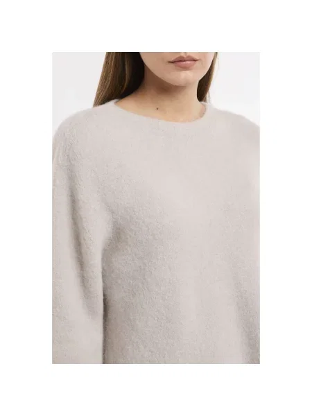 Sweter Marella wełniany szary