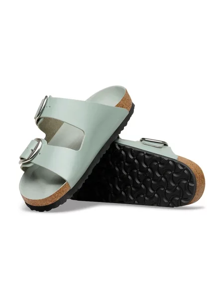 Кожаные шлепанцы Birkenstock с пряжкой