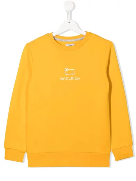 Bluza nierozpinana dziecięca Woolrich żółta