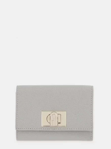 Furla denarnica usnjena siva