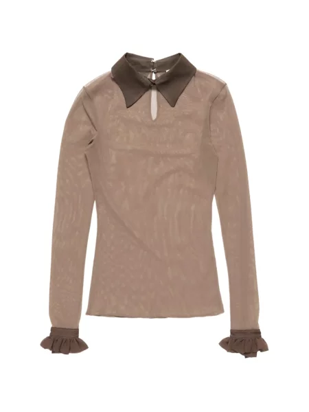 Cămașă Acne Studios maro