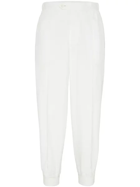 Pantaloni Brunello Cucinelli alb