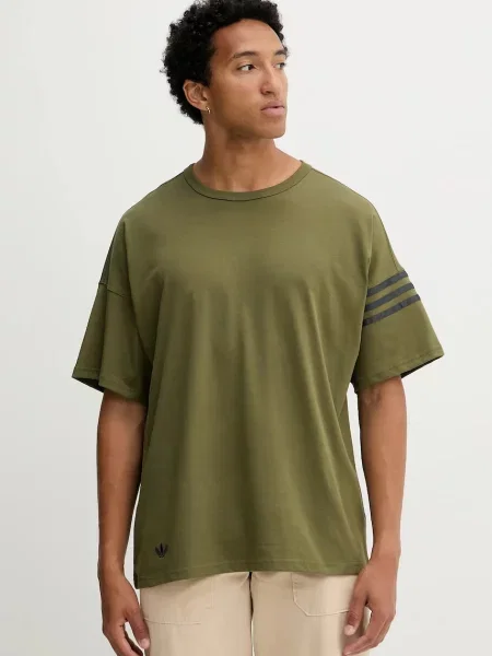 Тениска Adidas Originals с апликация зелено