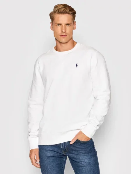 Polo Ralph Lauren Megztinis be užsegimo tamsiai mėlyna balta